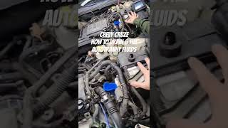 Chev Cruze/Trax Transmission Drain &amp; Fill Fluids