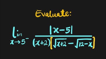 Limiet van absolute waarde/rationale functie