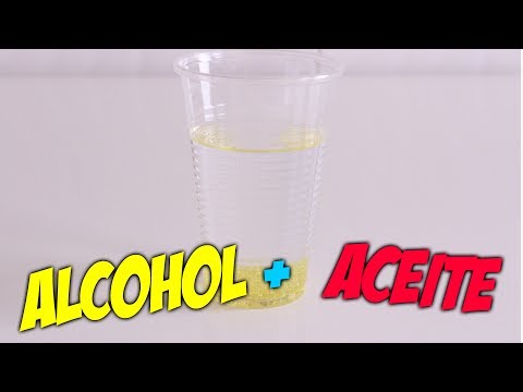 Que pasa si mezclas alcohol con agua