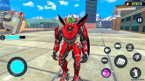 Red Mirage Robot Car Game | Jet Transformation & Battles | Android Gameplay 2025