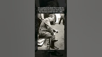 Photo from inside the Kremlin taken the moment Stalin heard the Germans would take Kiev, 1941.