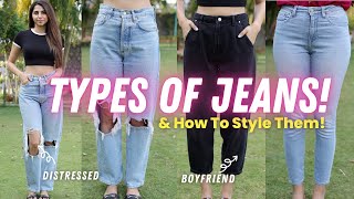 Types of Jeans & How To Style Them! | Ishita Khanna