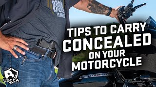 Tips For Carrying a Weapon On a Motorcycle