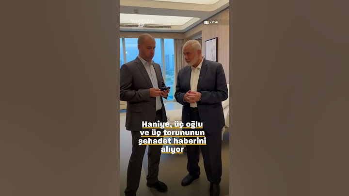 Hamas Lideri İsmail Haniye çocuklarının şehadet haberini böyle aldı