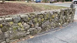 Power washing retaining wall in Burlington, MA. - Pressure Washing Power washing retaining wall in Burlington, MA.