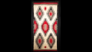 1930's Eye Dazzler Navajo Rug At Auction, February 29th, @7PM