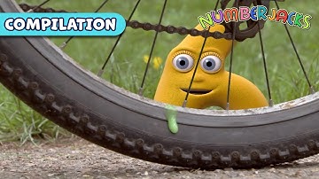 The Trouble With Positions! | Numberjacks MEGA Full Episode Collection | Maths For Kids!