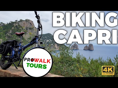 Island of Capri Biking Tour in 4K