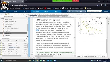 Machine learning coursera Ex 2 [week 3] assignment (2022)