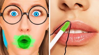 FUNNY BEAUTY HACKS THAT WILL SAVE YOUR LIFE 💄 Makeup Transformation 💝 Girly Hacks by 123 GO