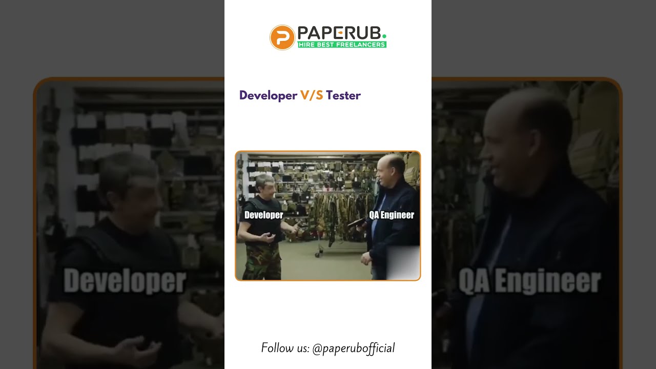 Developer Vs QA Tester Real Software Development Process