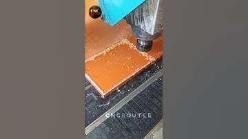 square cutting orange backlite cncrouter machine #cnc #cncmill #router