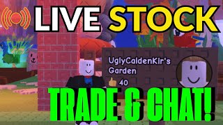 GROW A GARDEN STOCK LIVE! 🔴 24/7 TRADE + WEATHER!