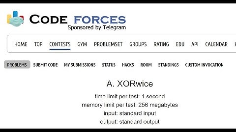 XORwice || Codeforces Round #676 (Div. 2) || A . XORwice