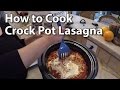 Crock Pot Lasagna - How to Make It - Home Recipe