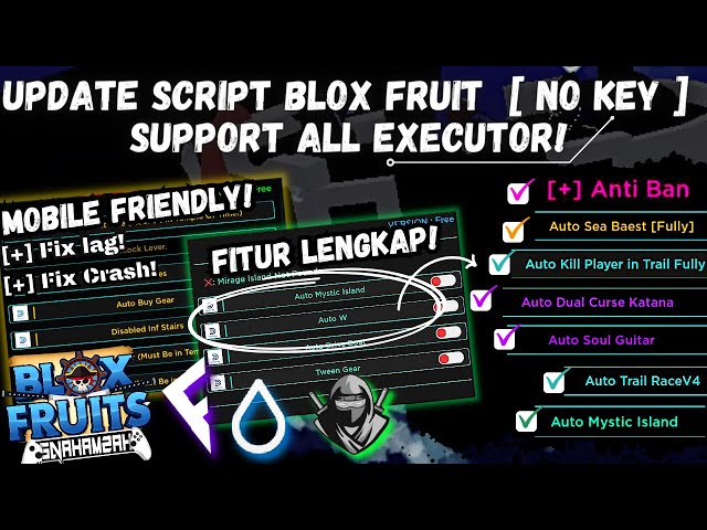 UPDATE ] BLOX FRUIT SCRIPT mobile RACE V4 NO KEY, AUTO SUMMON MIRAGE, AUTO GEAR, AUTO TRIAL