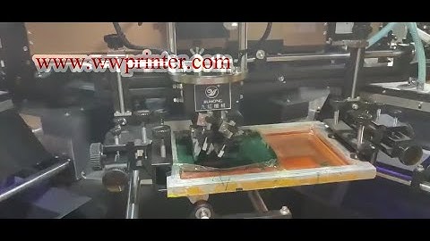 Oval Plastic Bottle LED UV Auto Screen Printer CNC03  PP bottle/PE Bottle/PET Bottle Screen printing