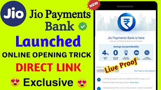 Jio payments bank zero balance account opening trick सभी के लिए? || Jio बैंक कैसे खोले? || Jio Bank