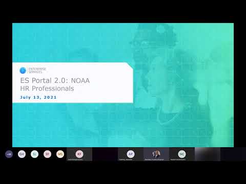 Portal Overview HR Professionals (NOAA)