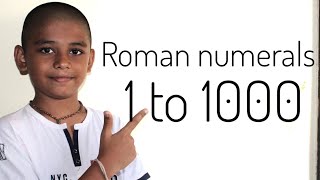 Roman Numerals 1 1000,How to write Roman Numeral Number from 1 to 1000