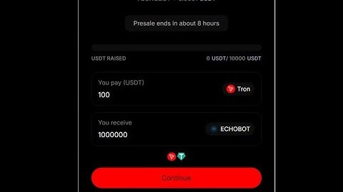 Create Presale Website On tron Network