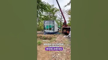 Expandable container house #prefabhouse #vacationhouse #tinyhouse #volferda #airbnb #tinyhome