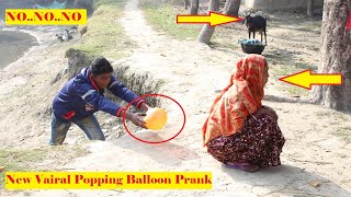 Funny Popping Balloon Prank - Crazy Balloon Blast Prank ! New Prank Video 2022.. 4K-Fun