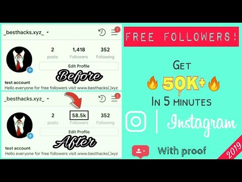 how to increase instagram followers 2019 50k followers in 5 minutes only - how to get 50k followers on instagram in 5 minutes