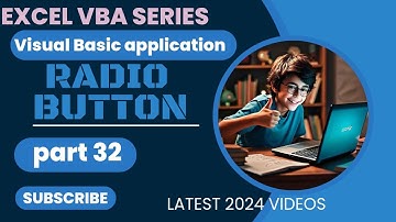 Mastering VBA Part 32 | Option Button in VBA | Properties and Usage #vba #userform #excelvba #excel