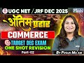 UGC NET/JRF DEC 2025 अंतिम प्रहार COMMERCE TARGET DEC EXAM ONE SHOT REVISION BY POOJA MA'AM