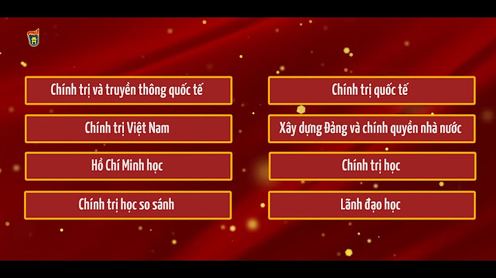 Ngành chính trị học chuyên ngành văn hóa phát triển năm 2024