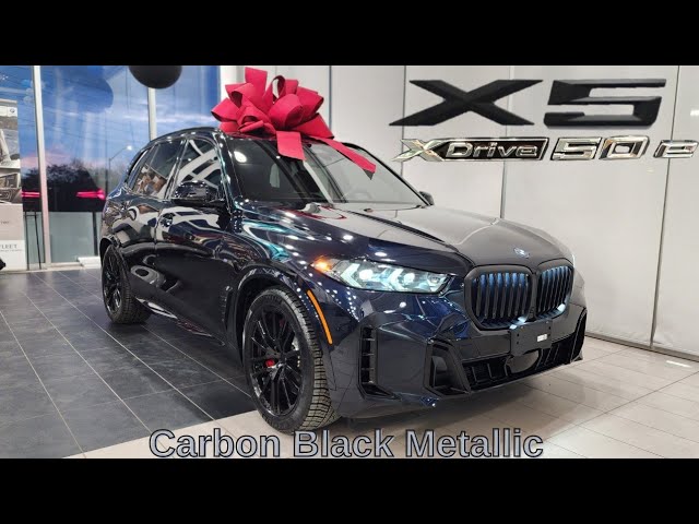 BMW X5 電動カー NEW ARRIVAL! 2024 BMW X5 xDrive50e Carbon Black Metallic on