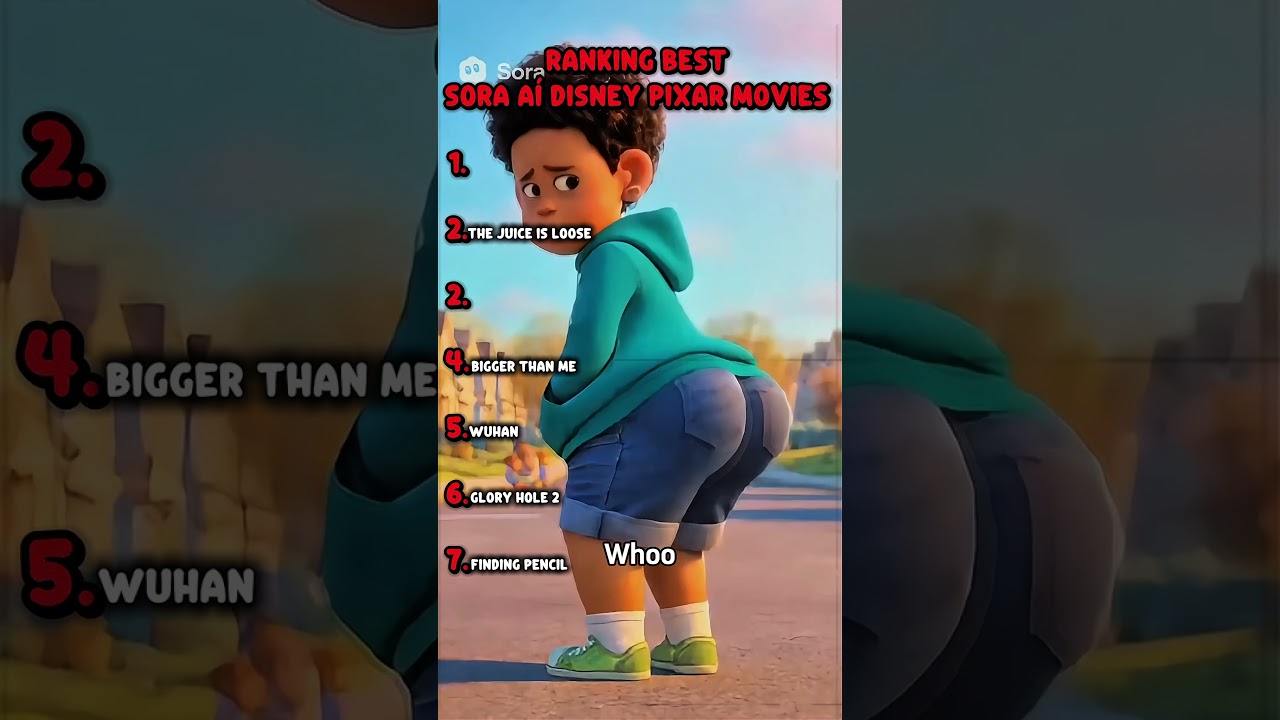 Disney pixar movies sora ai 