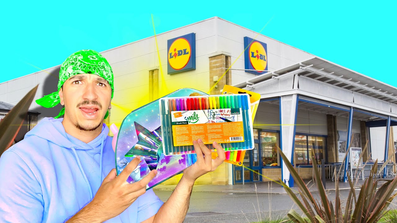 Купих всички арт материали от ЛИДЛ..🤑