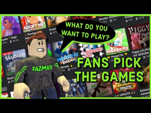 Live Playing Roblox With Fans You Choose The Game Roblox Youtube - games youtube games roblox