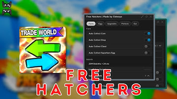 FREE HATCHERS SCRIPT AUTO COLLECT COINS AIRDROPS HEROES EGG | REBIRTH | AUTO CRAFT | MORE