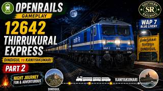 🚆 12642 Thirukkural Express Part 2 🔥 | OpenRails SR Tamil Gameplay | Indian Train Simulator 🚂