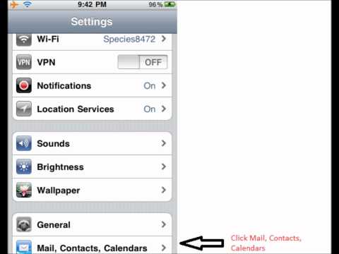 Setting up WKU Email on the iPhone