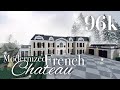 96k Modernized French Chateau - No Advanced Placement - Bloxburg Speedbuild
