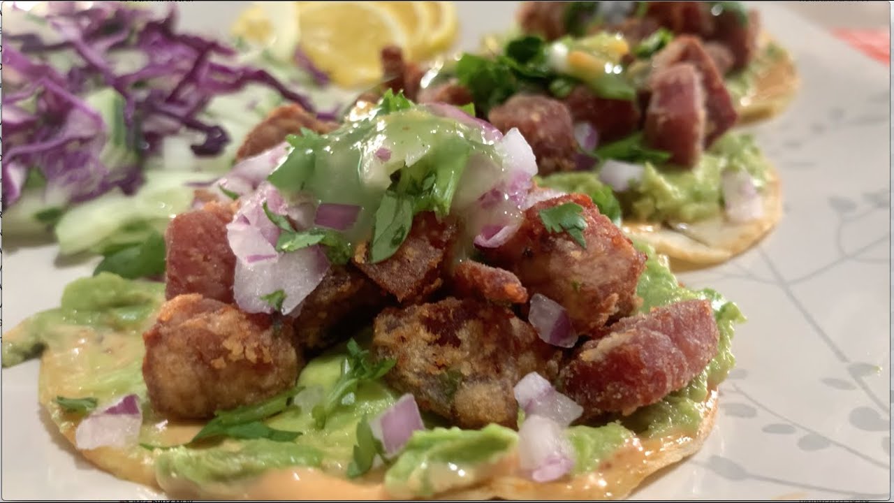 CHICHARRONES DE ATÚN. ¡¡SON UNA DELICIA!!