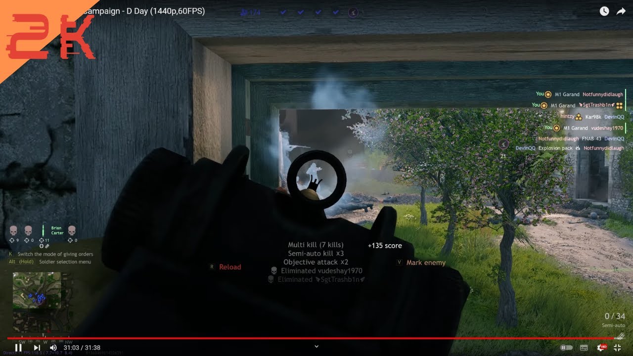 Enlisted - Normandy Campaign - D Day (Gameplay, 1440p, 60FPS)