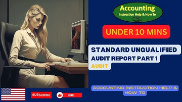 Standard Unqualified Audit Report Part 1