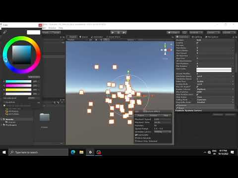 Particles on UI in Unity 3D