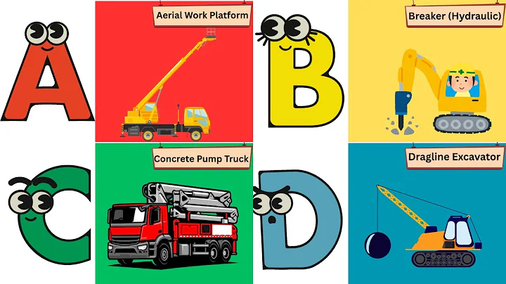 ABC Construction Vehicles Song🚜 | Learn Construction Machines A to Z | Educational Kids Song | #abcd