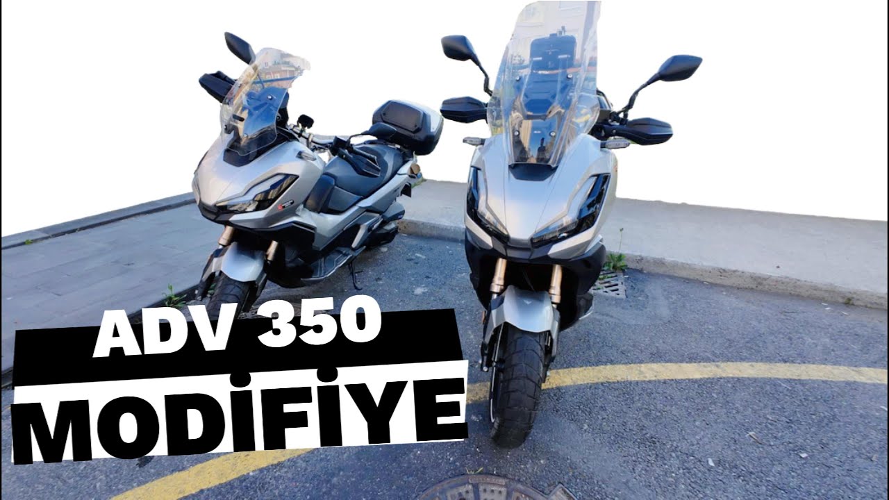 Honda ADV350 maxi scooterımızda  yapmış olduğumuz Modifiye işlemleri