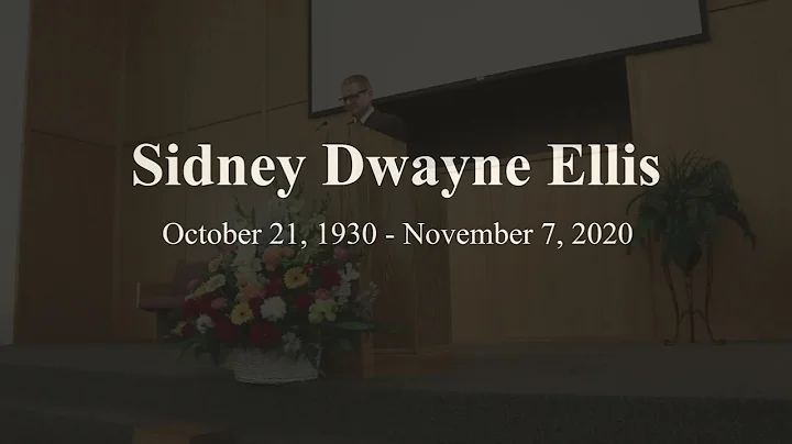 Sidney Ellis' Memorial Service