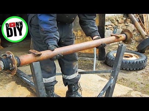 DIY Log arch