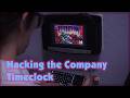 I hacked the company timeclock to play DOOM