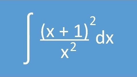 Basic Integration Example 03 (To Expand or Not to Expand)