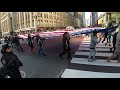 Giant US Flag Sneaks Up On Fox 5 News Reporter During NYC Veteran S Day Parade